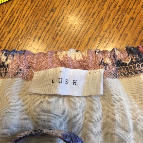 Lush Pink Abstract Floral Dress - Picture 5 of 8